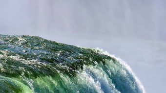 瀑布山水溪流风景素材-众图网