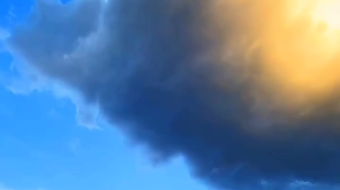 瀑布山水溪流风景素材-众图网