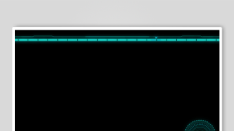 黑色边框带蓝边的屏幕-众图网