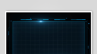 科技感蓝色虚拟屏幕界面-众图网