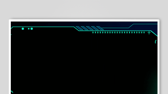 科技风蓝色边框背景-众图网