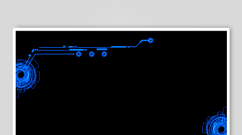 科技感蓝色电路图案背景-众图网