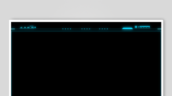 科技风黑色边框屏幕界面-众图网