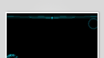 科技感信息面板边框素材-众图网