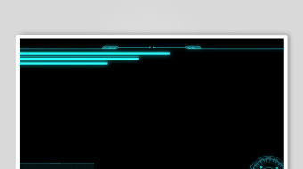 科技感信息面板边框素材-众图网