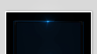 科技感信息面板边框素材-众图网
