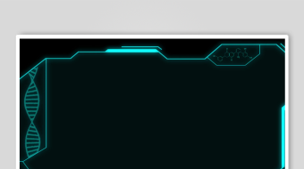 科技感信息面板边框素材-众图网