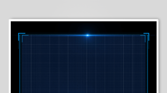 科技感信息面板边框素材-众图网