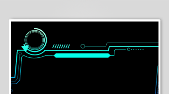 科技感霓虹线条空间设计-众图网