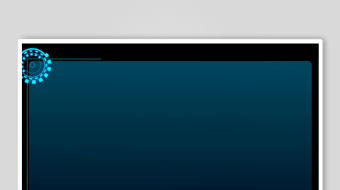 蓝色渐变背景科技风画面-众图网