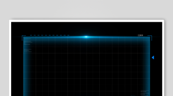 蓝色科技感边框背景-众图网