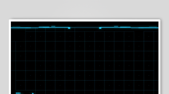 蓝色网格科技风界面背景-众图网