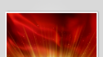 绚丽红色光芒绽放画面-众图网