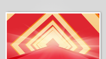 红色炫光几何通道背景-众图网