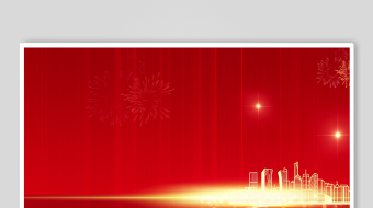 红色科技风城市光影背景-众图网