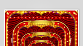 炫彩中式拱门节日装饰图-众图网