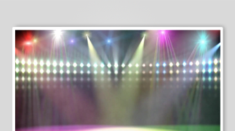 绚丽多彩的舞台灯光效果-众图网