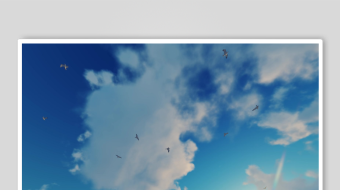 蓝天之上的梦幻云朵-众图网