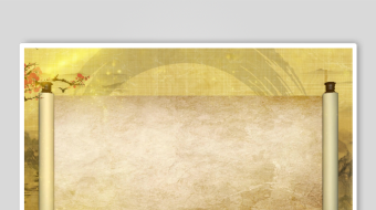 古风卷轴开场LED素材-众图网