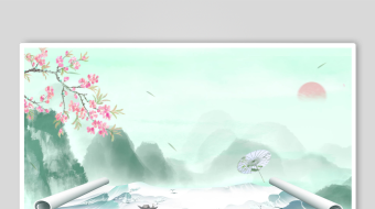 水墨山水间的诗意画卷-众图网