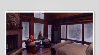 温馨豪华的木质卧室空间-众图网