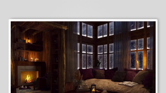 温馨典雅的复古卧室空间-众图网