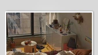 温馨卧室慵懒闲适的角落-众图网