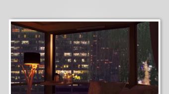 奢华卧室夜景尽显格调-众图网