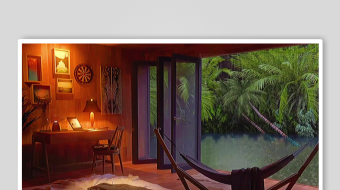 温馨舒适的室内休闲空间-众图网