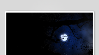 黑暗中透出的神秘蓝光-众图网