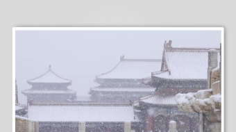 冬天唯美雪花飘素材背景-众图网