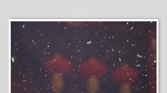 冬天唯美雪花飘素材背景-众图网