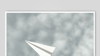 夕阳纸飞机素材背景-众图网