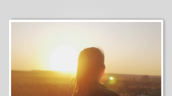 夕阳纸飞机素材背景-众图网