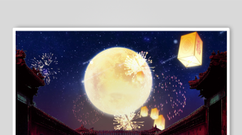 孔明灯背景视频素材-众图网