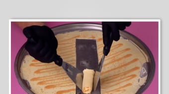 炒酸奶冰淇淋视频素材-众图网