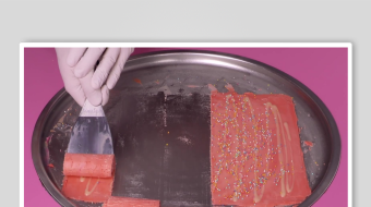 炒酸奶冰淇淋视频素材-众图网