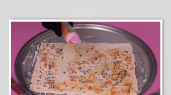 炒酸奶冰淇淋视频素材-众图网