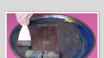 炒酸奶冰淇淋视频素材-众图网