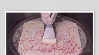 炒酸奶冰淇淋视频素材-众图网