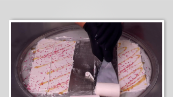 炒酸奶冰淇淋视频素材-众图网