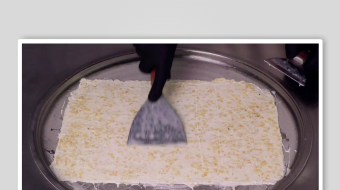 炒酸奶冰淇淋视频素材-众图网