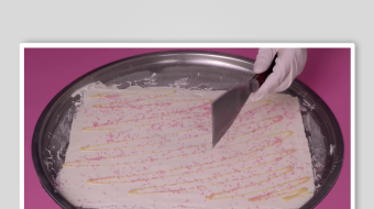 炒酸奶冰淇淋视频素材-众图网