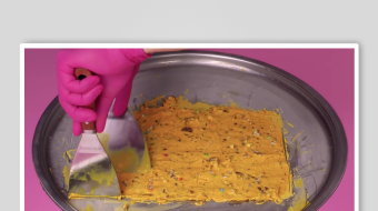 炒酸奶冰淇淋视频素材-众图网