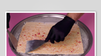 炒酸奶冰淇淋视频素材-众图网