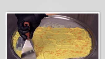 炒酸奶冰淇淋视频素材-众图网