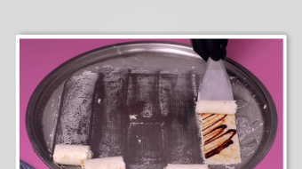 炒酸奶冰淇淋视频素材-众图网