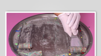 炒酸奶冰淇淋视频素材-众图网