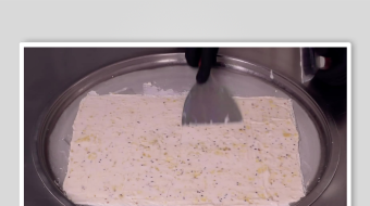 炒酸奶冰淇淋视频素材-众图网