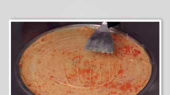 炒酸奶冰淇淋视频素材-众图网